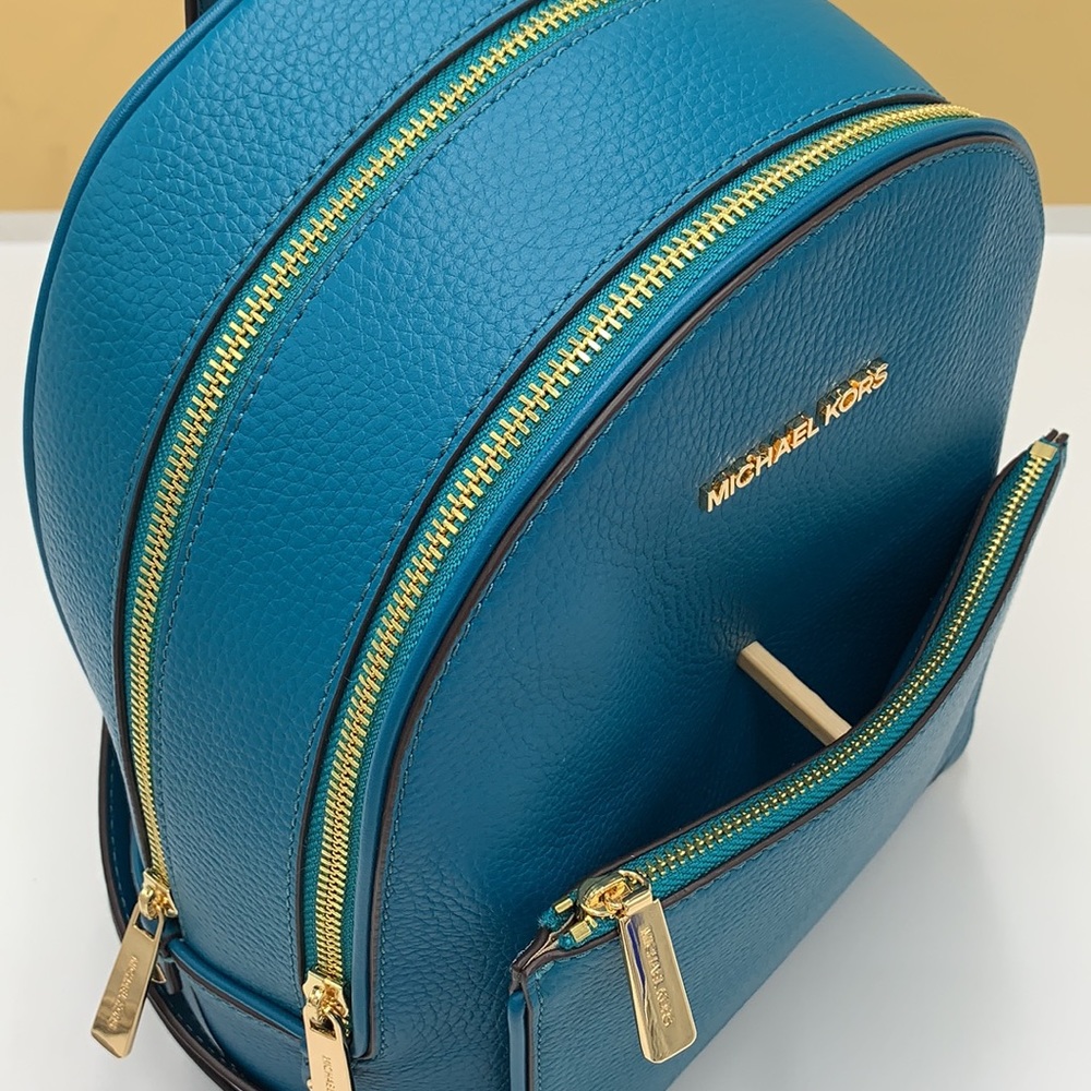 MICHAEL KORS ADINA MEDIUM BACKPACK LAGGON COLOR - Picture 7 of 16